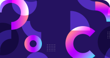 colored frame with shapes